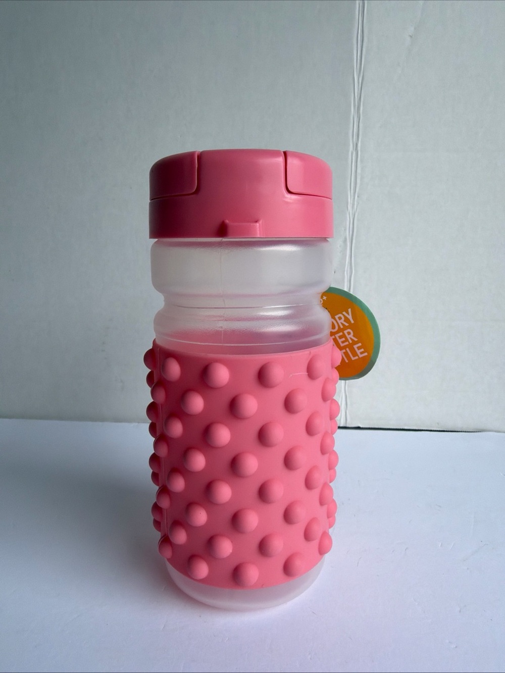 Target Pink Silicone Grip Kids Water Bottle